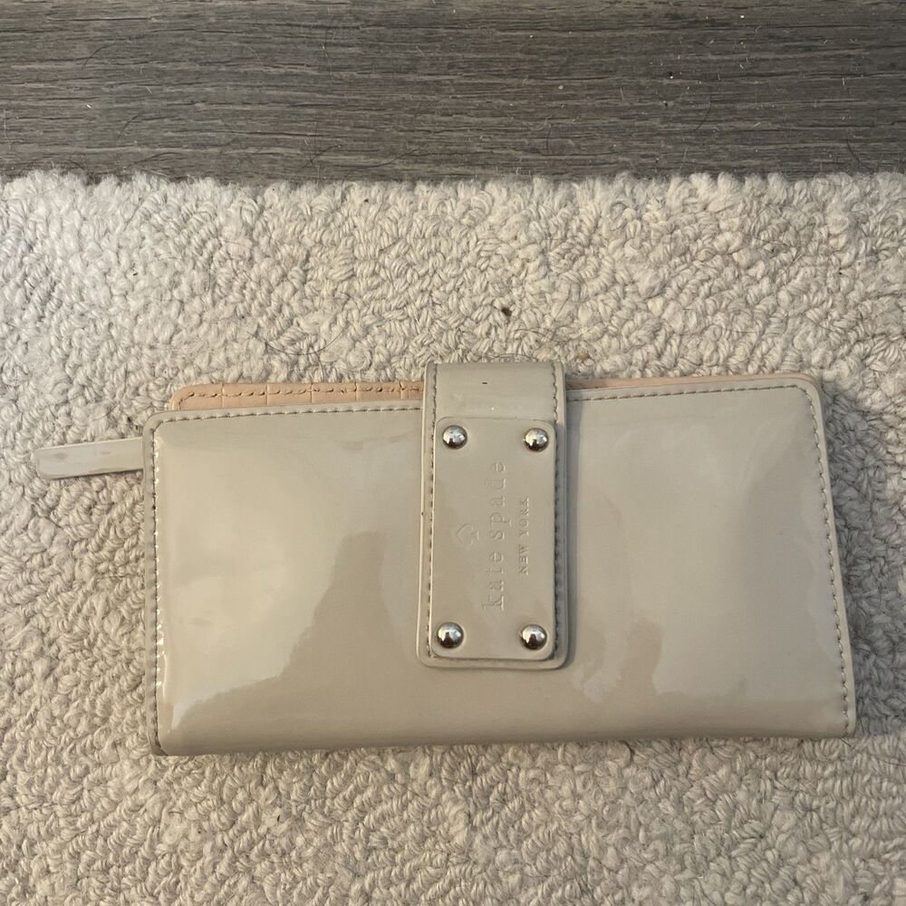 Kate Spade New York Montford Park Stacy Wallet Smooth Patent Cream